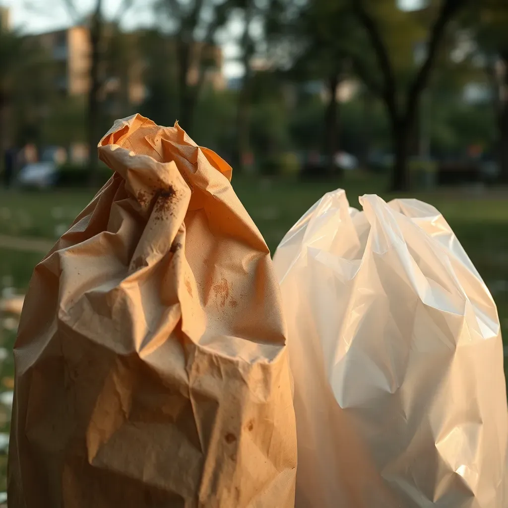 Bolsas de papel más contaminantes que plástico Bolsas de papel más contaminantes que plástico