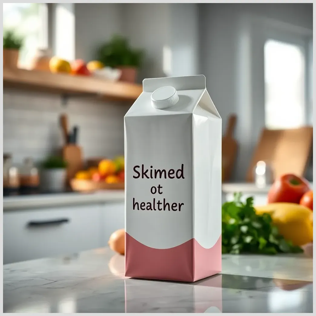 Leche desnatada no más saludable Leche desnatada no más saludable